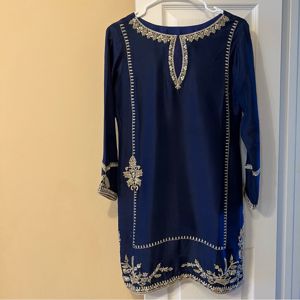 Pakistani Navy Blue - Eid - 3 Piece